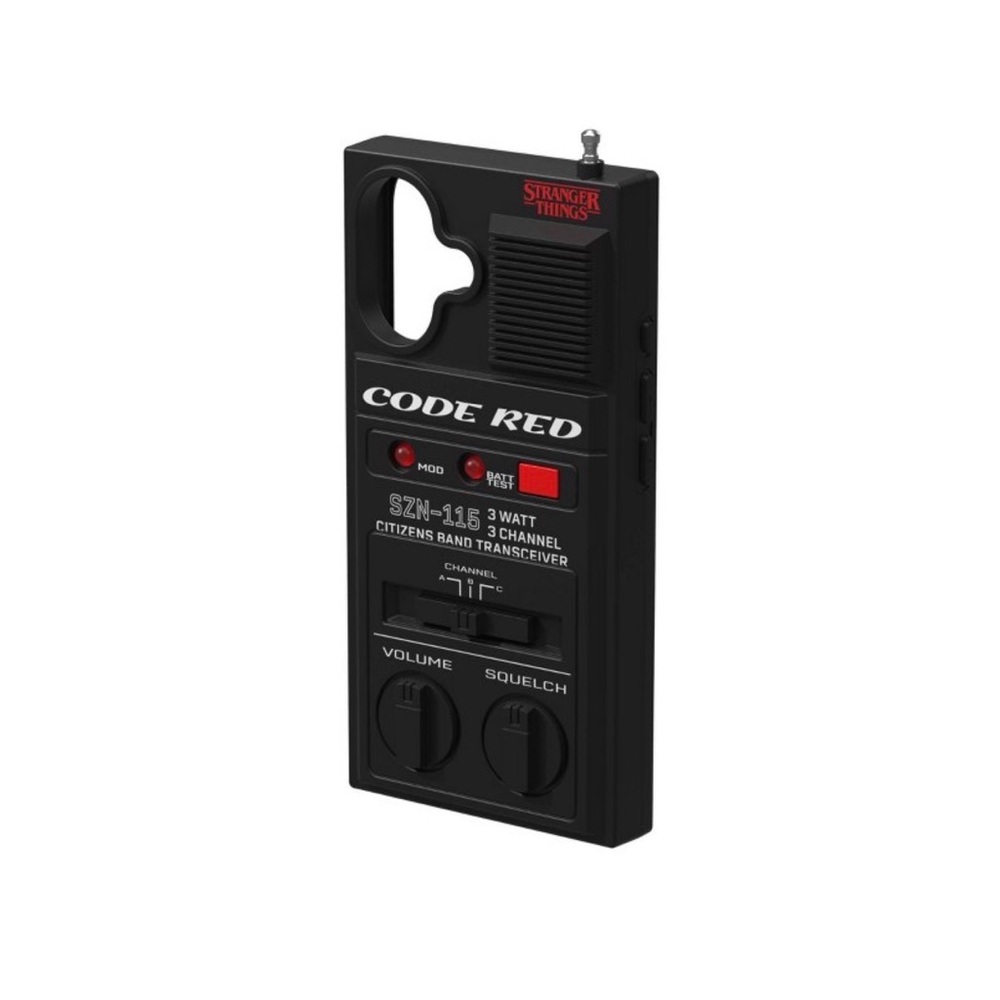 Stranger Things iPhone 17 WALKIE TALKIE Phone Case Code Red NEW 2025